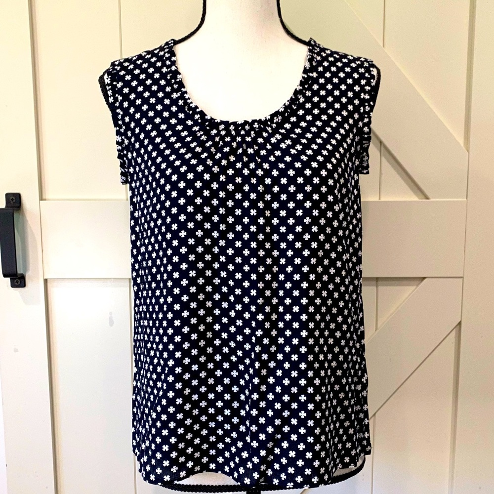 Brooks Brothers Shirred Blouse